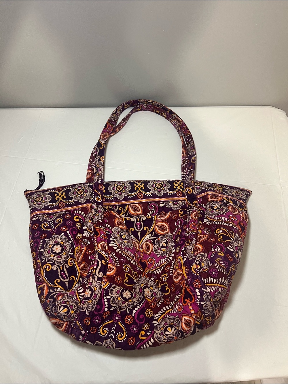 Vera Bradley Tote Shoulder Bag Purse Large Handbag